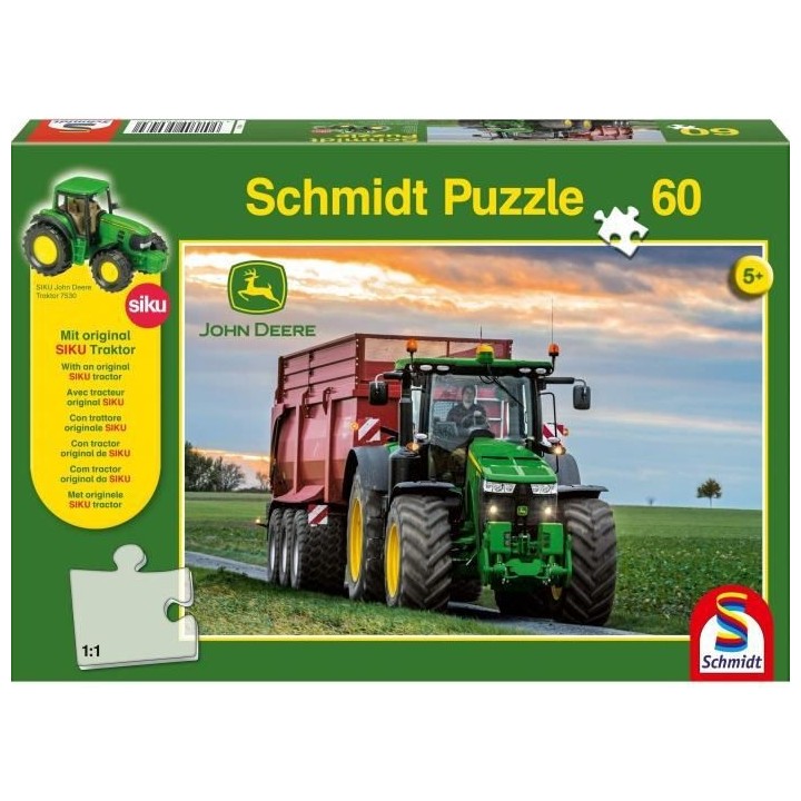 8370R Tracteur - 60 pcs - avec tracteur - SCHMIDT SPIELE