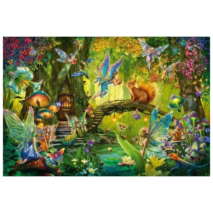 Fées dans la foret - avec add on (baguette magique) - 200 pcs - SCHMI