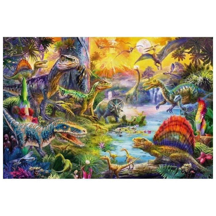 Dinosaures - avec add on (figurines de dinosaures) - 60 pcs - SCHMIDT