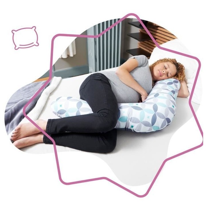 Badabulle Coussin de maternité Évolutif - 2 en 1 - Coussin d'Allaite
