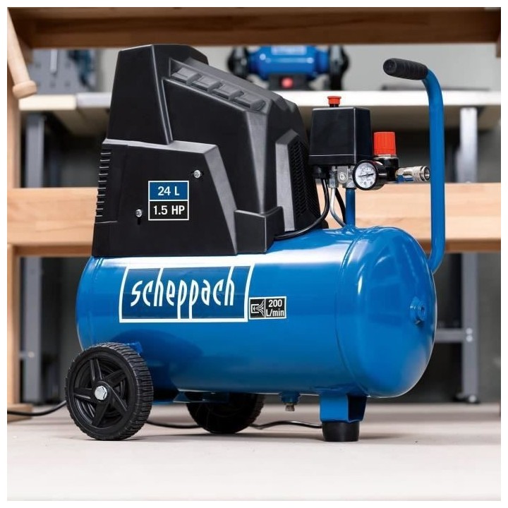 Compresseur SCHEPPACH - 24L - 1100W - HC30ox