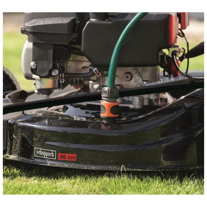 Tondeuse thermique poussée MP150-46 - 150 cm3 - 46 cm - Scheppach