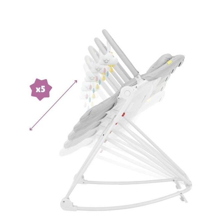 BADABULLE Transat en Hauteur Compact'Up Candy, des la naissance