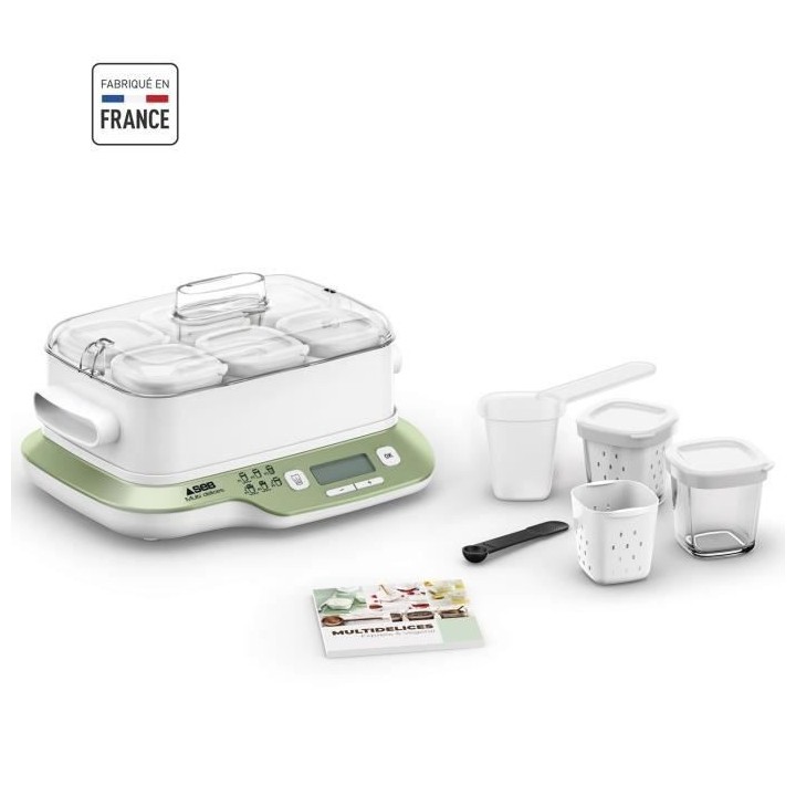 SEB Yaourtiere 6 pots, 6 programmes dont 1 mode express, Yaourts et de