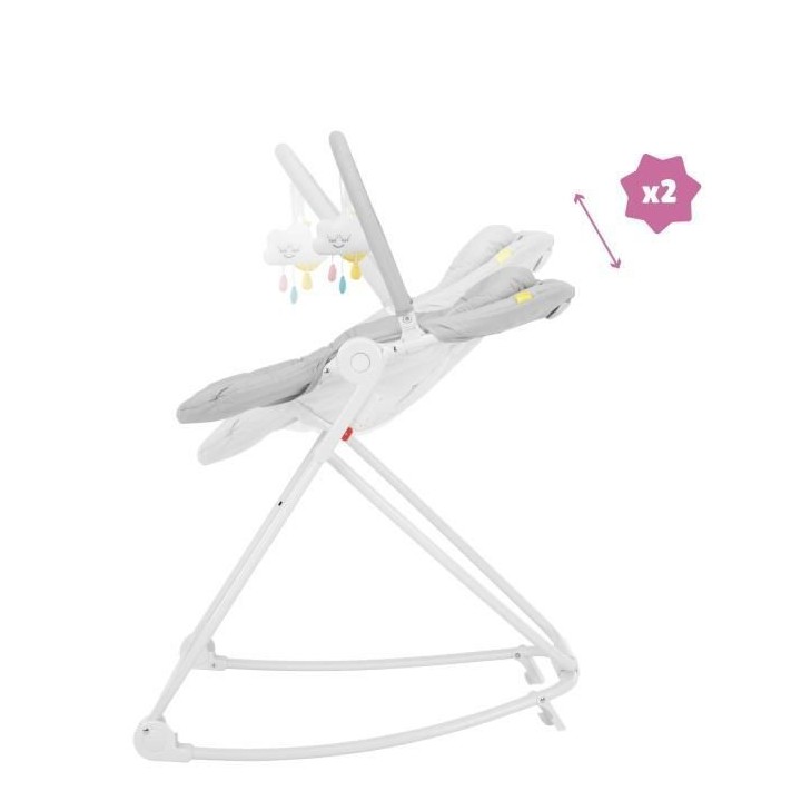 BADABULLE Transat en Hauteur Compact'Up Candy, des la naissance