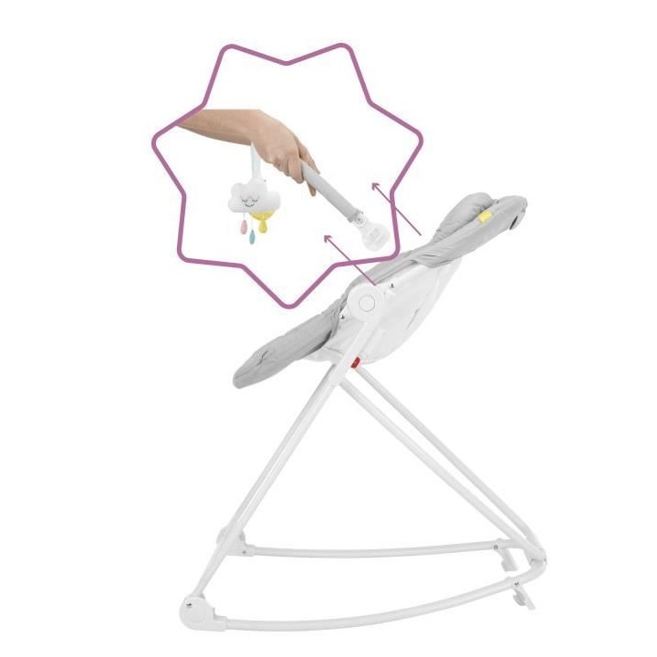 BADABULLE Transat en Hauteur Compact'Up Candy, des la naissance