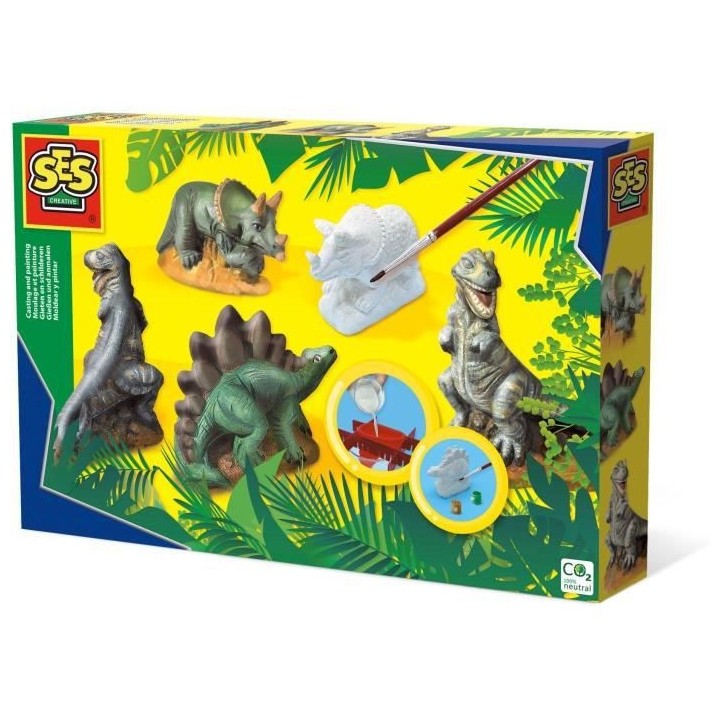 Moulage et peinture - Dinosaures