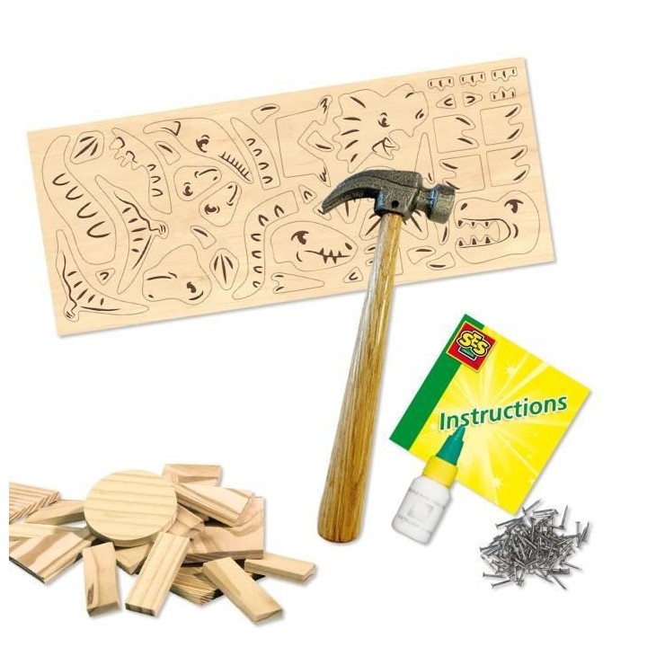 Kit de menuiserie - Dinosaures