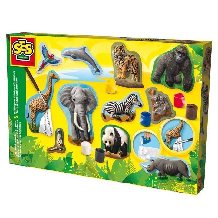 SES CREATIVE Moulage et peinture - Animaux