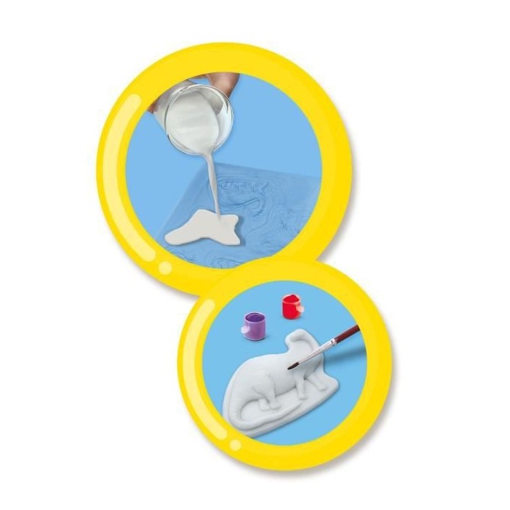 Moulage et peinture - Dinos fantaisie