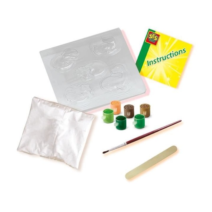 Moulage et peinture - oeufs de dinos