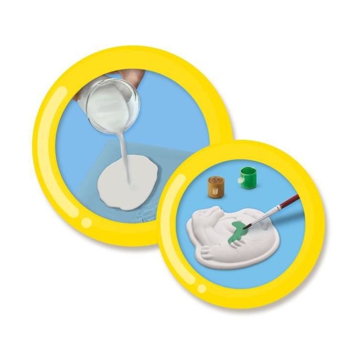 Moulage et peinture - oeufs de dinos