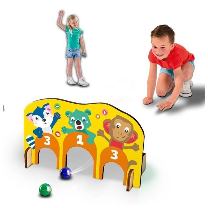 Jeu de billes - Arceaux en bois