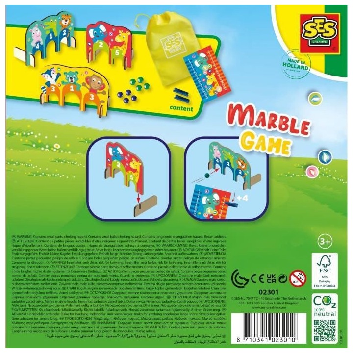 Jeu de billes - Arceaux en bois