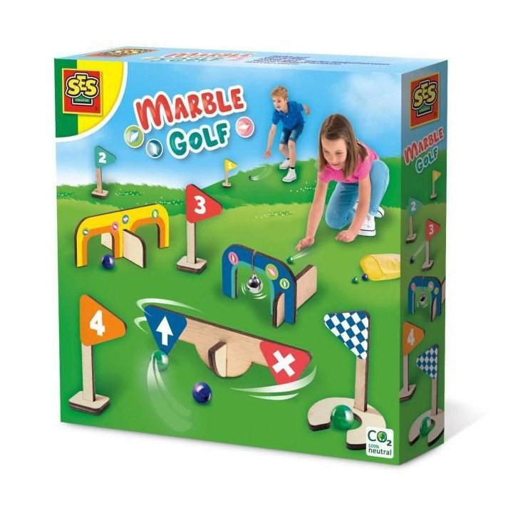 Golf de billes - Parcours minigolf en bois