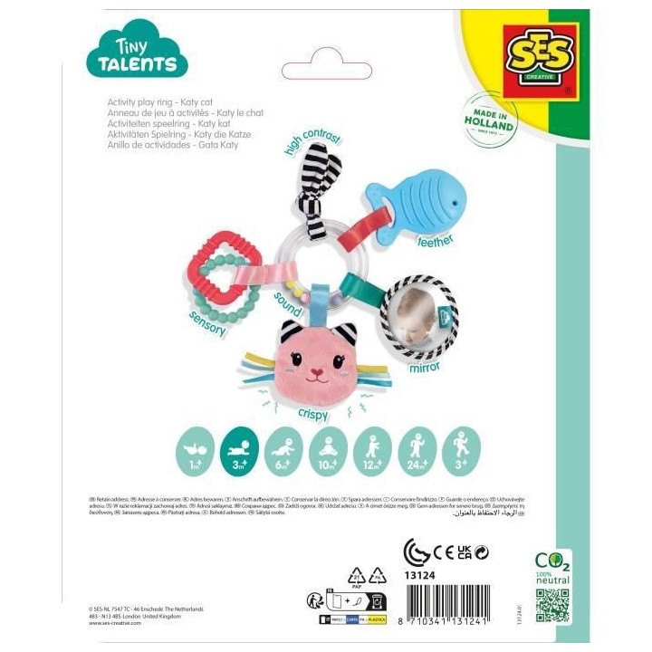 Anneau de jeu a activités - Katy le chat