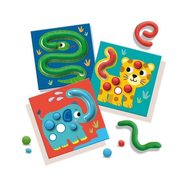 My first - Cartes d'activité en pâte a modeler