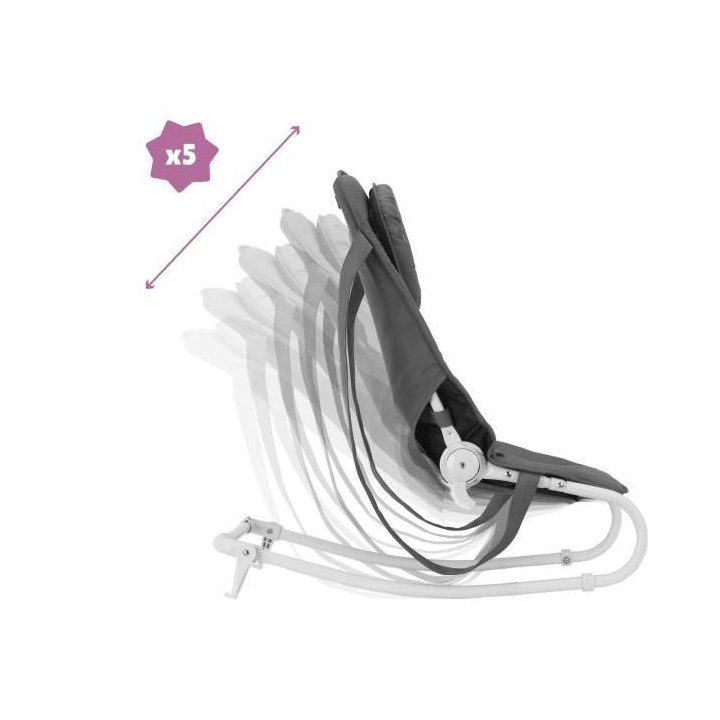 Badabulle Transat pour bébé Easy Moonlight - Arche de jeux