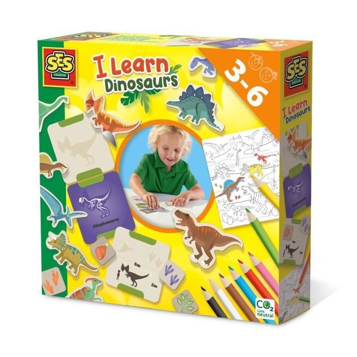 J'apprends les dinosaures - Jeu créatif - SES - A partir de 3 ans