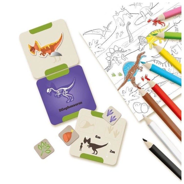 J'apprends les dinosaures - Jeu créatif - SES - A partir de 3 ans