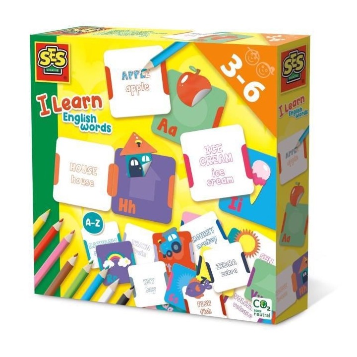 J'apprends des mots d'anglais