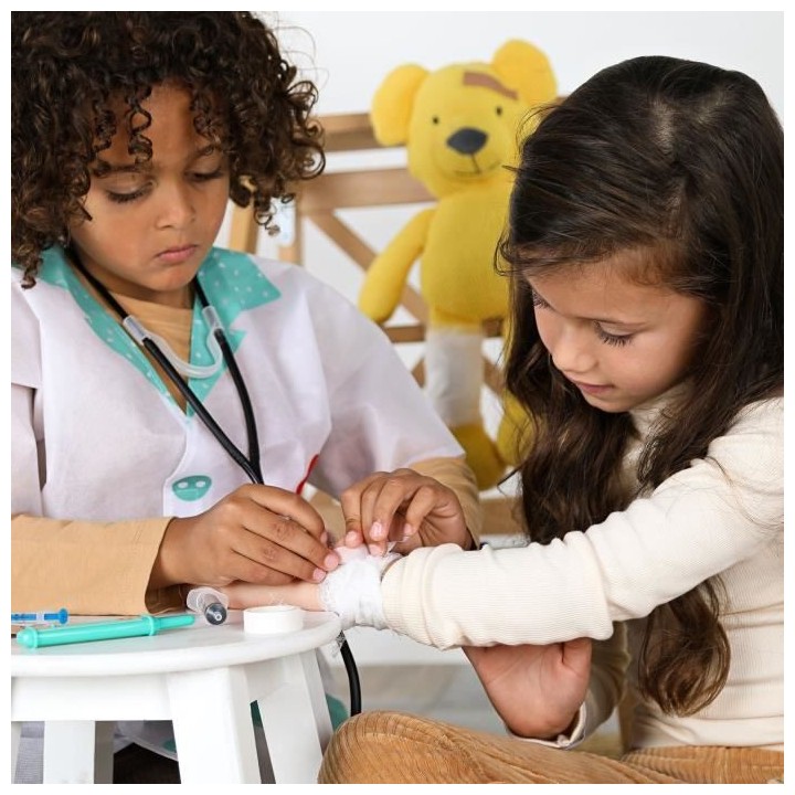 Méga kit de docteur SES CREATIVE Petits pretenders - Matiere : Polyes