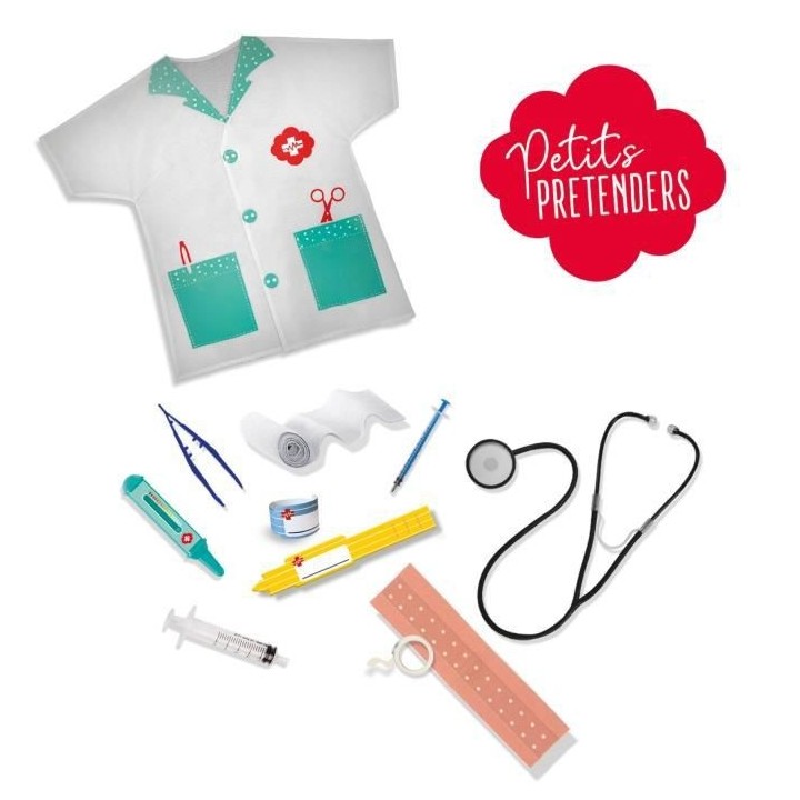 Méga kit de docteur SES CREATIVE Petits pretenders - Matiere : Polyes