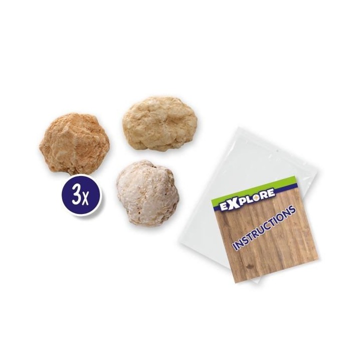 Géodes a ouvrir - Jeu créatif - SES - A partir de 8 ans