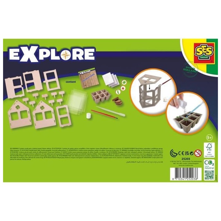 Serre a légumes - Jeu créatif - SES - A partir de 5 ans