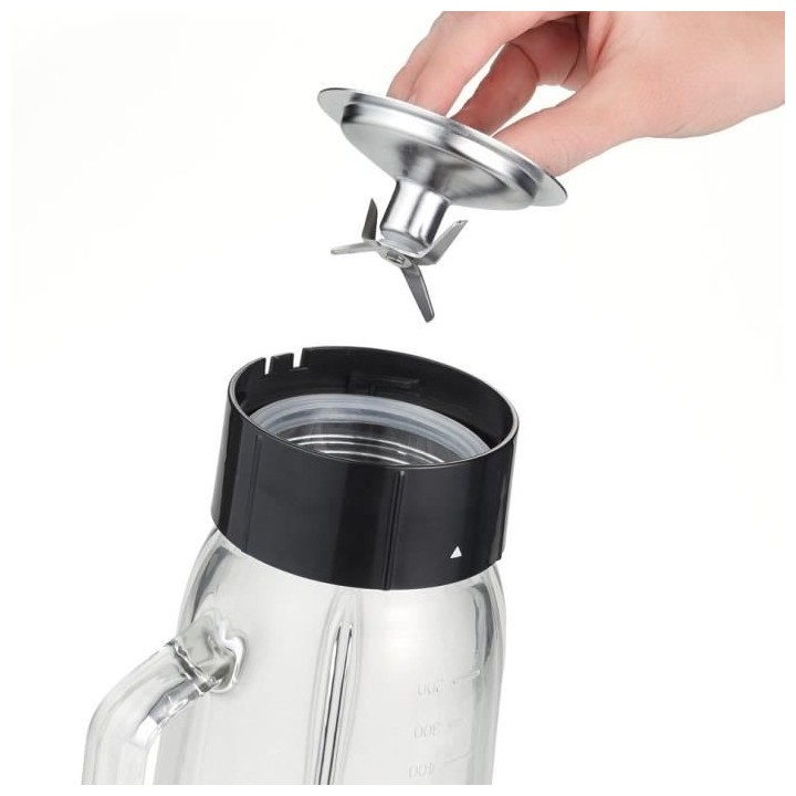 SEVERIN SM3734 Blender, récipient en verre d'1L amovible, 2 vitesses