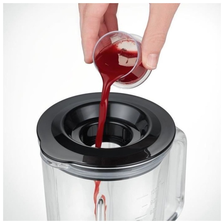 SEVERIN SM3734 Blender, récipient en verre d'1L amovible, 2 vitesses