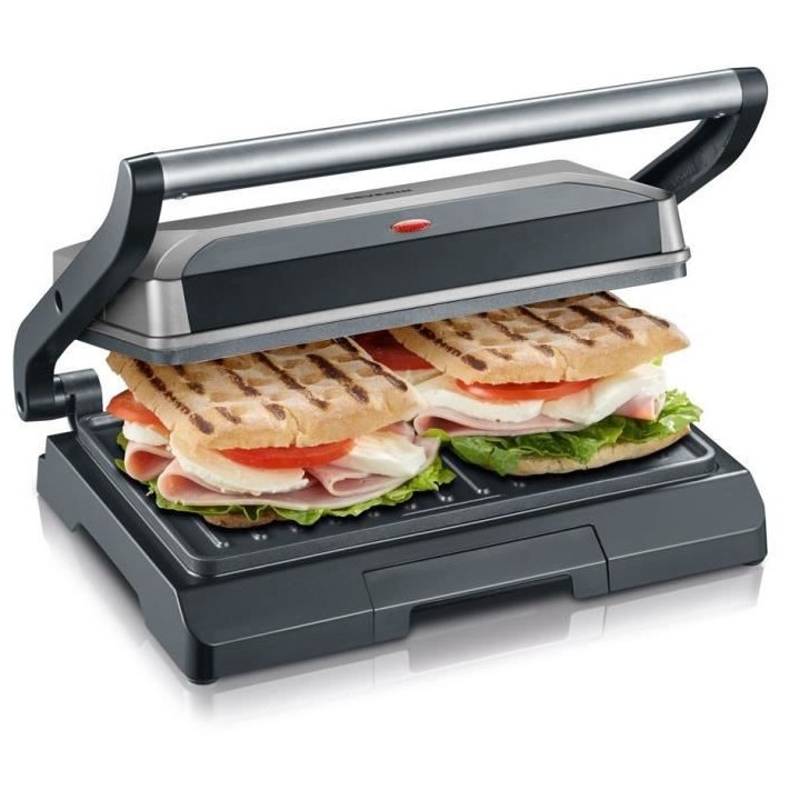 SEVERIN KG2394 Gril multifonction compact : viande - paninis - légume