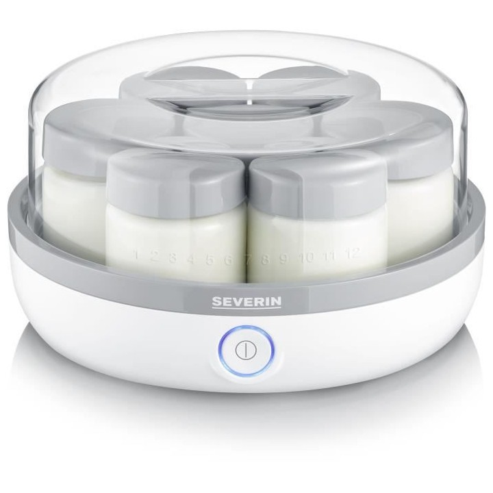 SEVERIN JG 3518 Yourtiere 7 pots de 150 ml chacun, pratique et compact