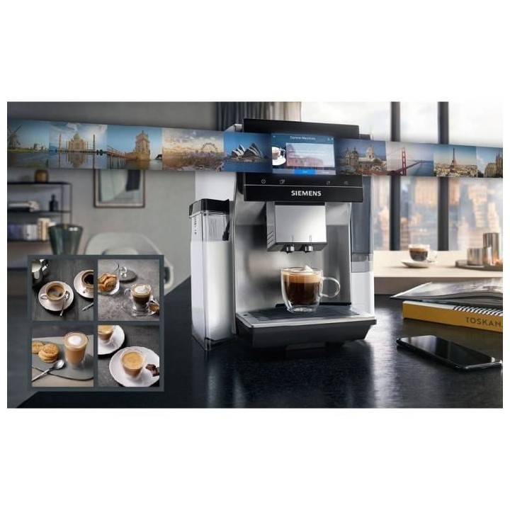 Expresso broyeur SIEMENS TQ705R03 - EQ.700 INTEGRAL - 20 recettes - 6