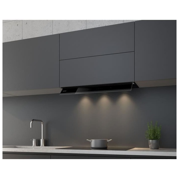 Hotte décor murale avec finition verre SIEMENS - LI67BAM60 - L59,7cm/