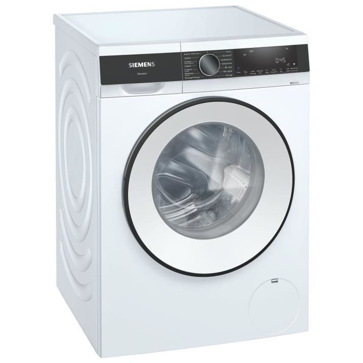 Lave-linge hublot SIEMENS WG44G200FR iQ500 - 9 kg - Induction - L59,8c