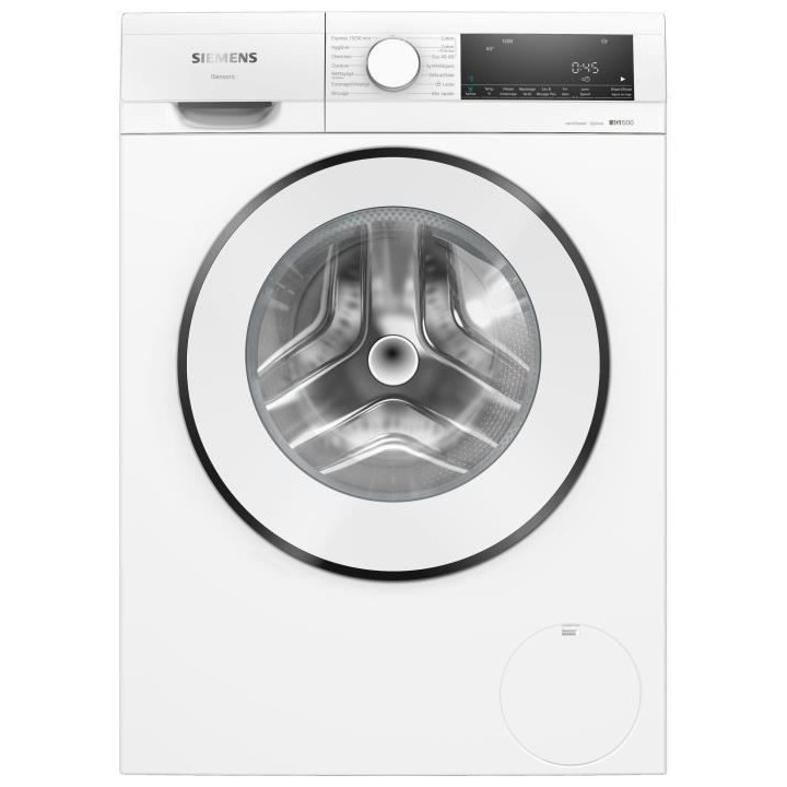 Lave-linge hublot SIEMENS WG42G101FR iQ500 - 9 kg - Induction - L59,8c