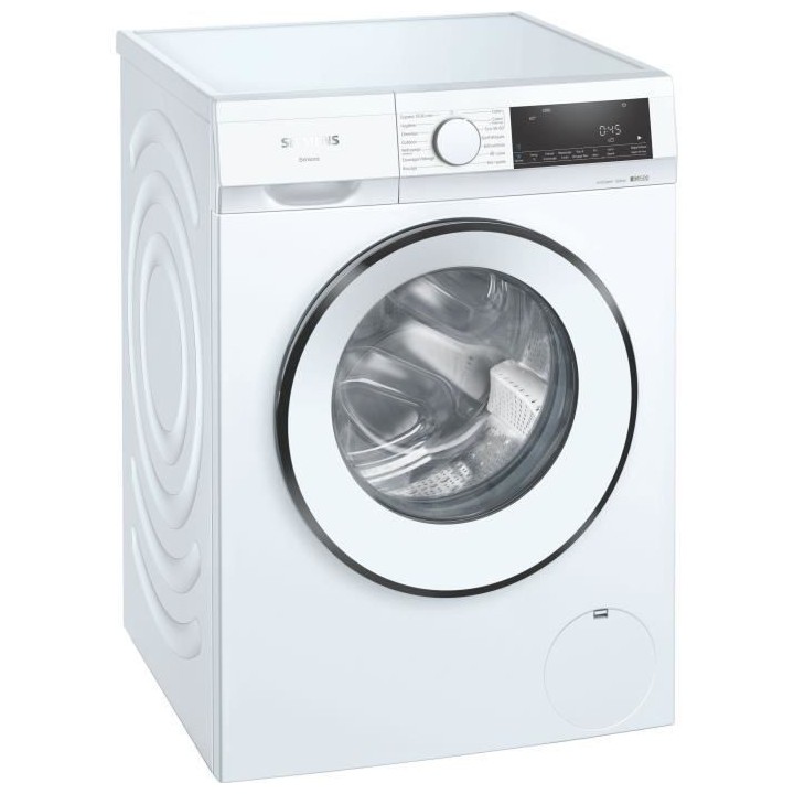 Lave-linge hublot SIEMENS WG42G101FR iQ500 - 9 kg - Induction - L59,8c