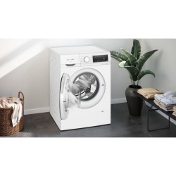 Lave-linge hublot SIEMENS WG42G101FR iQ500 - 9 kg - Induction - L59,8cm - 1200 trs/min - Blanc