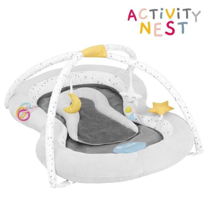 BADABULLE Tapis d'éveil - Nid d'activité Moonlight