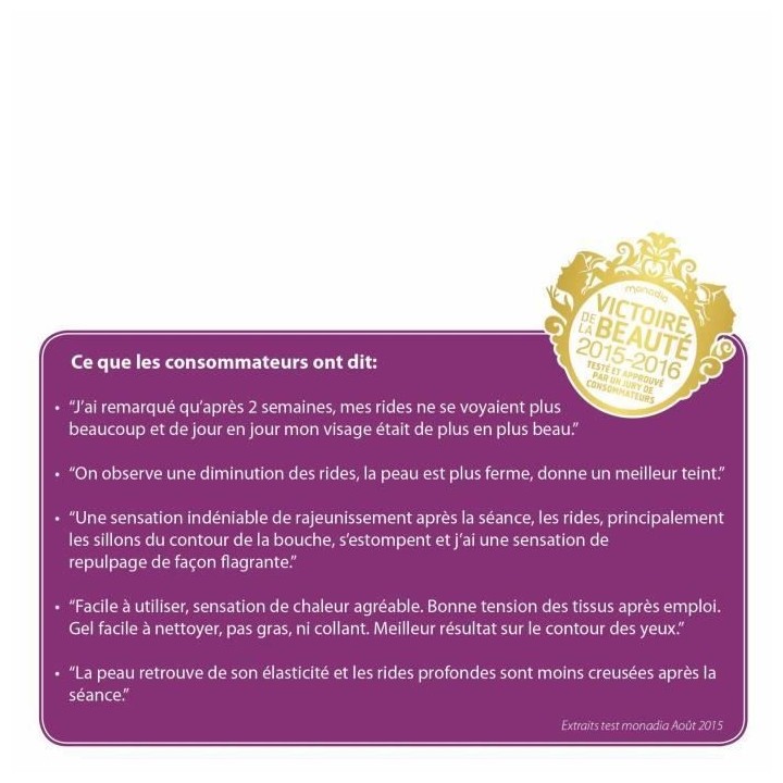 Réductions des rides et raffermissement du visage - SILK'N Facetite E