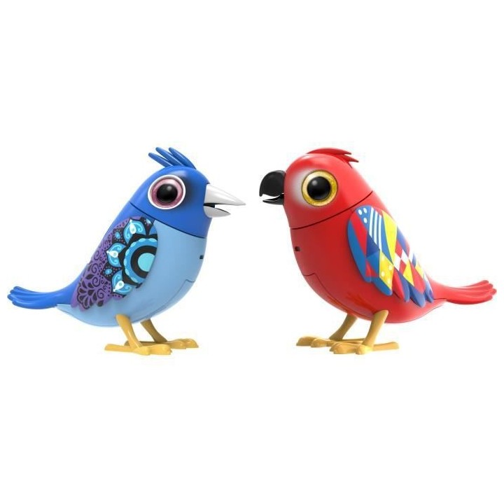 Personnage miniature - DIGIBIRDS - Pack de 2 oiseaux intéractifs colo