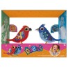 Personnage miniature - DIGIBIRDS - Pack de 2 oiseaux intéractifs colorés - 60 chansons - Piles incluses. A partir de 3 ans