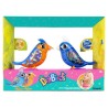 Personnage miniature - DIGIBIRDS - Pack de 2 oiseaux intéractifs colorés - 60 chansons - Piles incluses. A partir de 3 ans