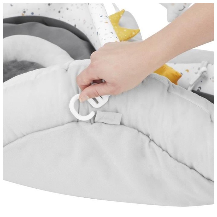 BADABULLE Tapis d'éveil - Nid d'activité Moonlight