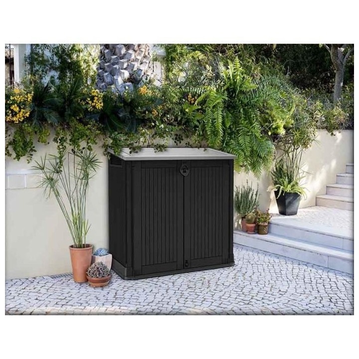 KETER - Coffre de rangement extérieur en résine 880 litres Noir - Ma