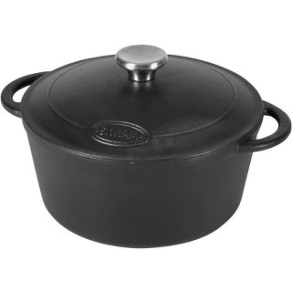 SITRAM Cocotte TRADIFONTE - 711075 - 4L Fonte émaillée ronde noir -