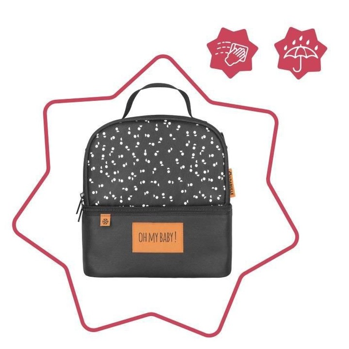 BADABULLE Sac Repas Isotherme multipoches Pick and Go