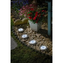 Spot solaire UpSMART GARDEN -Light - Pack de 4  5 lumens