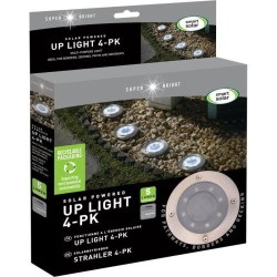 Spot solaire UpSMART GARDEN -Light - Pack de 4  5 lumens